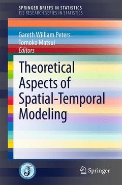 Couverture de l’ouvrage Theoretical Aspects of Spatial-Temporal Modeling