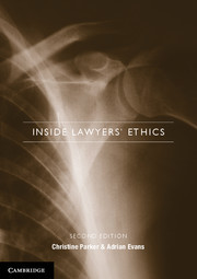 Couverture de l’ouvrage Inside Lawyers' Ethics