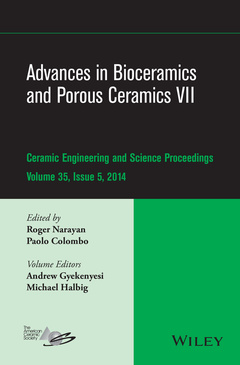 Couverture de l’ouvrage Advances in Bioceramics and Porous Ceramics VII, Volume 35, Issue 5