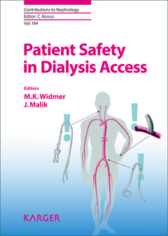 Cover of the book Patient Safety in Dialysis Access (Contributions to Nephrology, Vol.184)