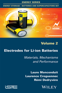 Couverture de l’ouvrage Electrodes for Li-ion Batteries