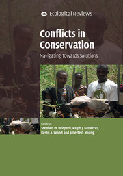 Couverture de l’ouvrage Conflicts in Conservation