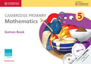 Cover of the book Cambridge Primary Mathematics Stage 5 Games book with CD-ROM