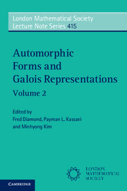 Couverture de l’ouvrage Automorphic Forms and Galois Representations: Volume 2