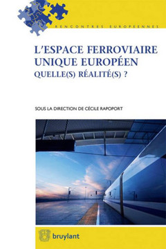 Cover of the book L'espace ferroviaire unique européen (français/anglais)