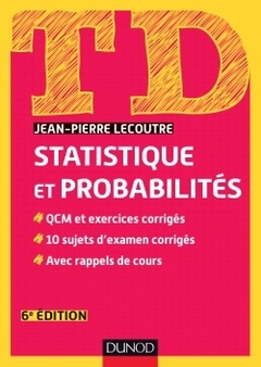 Couverture de l’ouvrage TD Statistique et probabilités - 6e édition