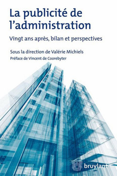 Cover of the book La publicité de l'administration