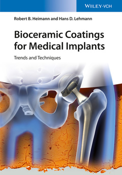 Couverture de l’ouvrage Bioceramic Coatings for Medical Implants