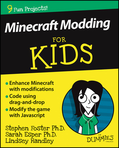 Couverture de l’ouvrage Minecraft Modding For Kids For Dummies®