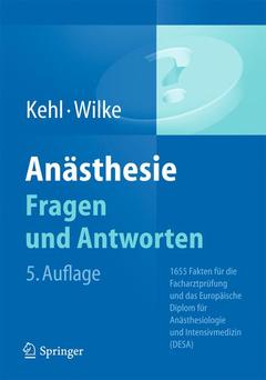 Couverture de l’ouvrage Anästhesie. Fragen und Antworten