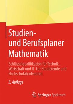 Couverture de l’ouvrage Studien- und Berufsplaner Mathematik
