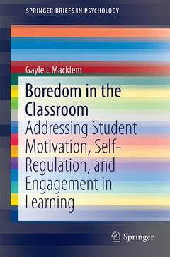 Cover of the book Boredom in the Classroom