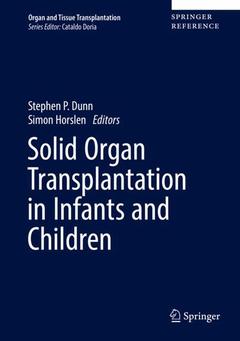 Couverture de l’ouvrage Solid Organ Transplantation in Infants and Children