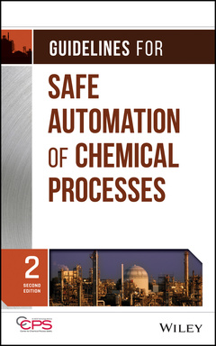Couverture de l’ouvrage Guidelines for Safe Automation of Chemical Processes