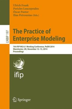 Couverture de l’ouvrage The Practice of Enterprise Modeling