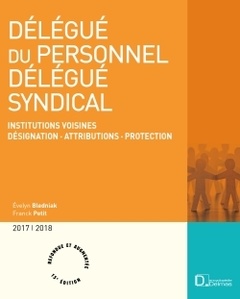 Couverture de l’ouvrage Délégué du personnel, délégué syndical 2017/2018