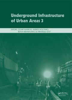 Couverture de l’ouvrage Underground Infrastructure of Urban Areas 3