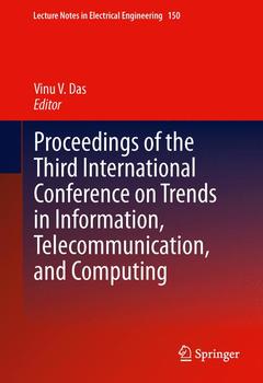 Couverture de l’ouvrage Proceedings of the Third International Conference on Trends in Information, Telecommunication and Computing