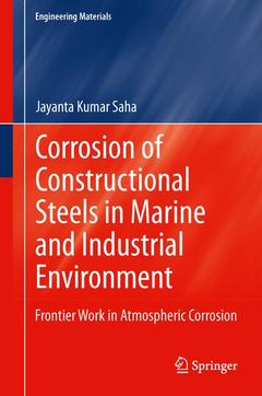 Couverture de l’ouvrage Corrosion of Constructional Steels in Marine and Industrial Environment