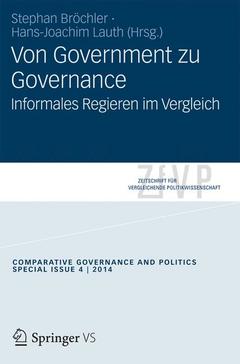 Couverture de l’ouvrage Von Government zu Governance