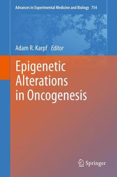 Couverture de l’ouvrage Epigenetic Alterations in Oncogenesis