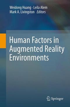 Couverture de l’ouvrage Human Factors in Augmented Reality Environments