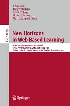 Couverture de l’ouvrage New Horizons in Web Based Learning