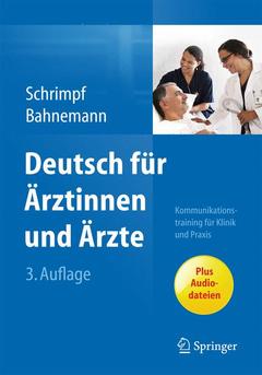 Couverture de l’ouvrage Deutsch für Ärztinnen und Ärzte