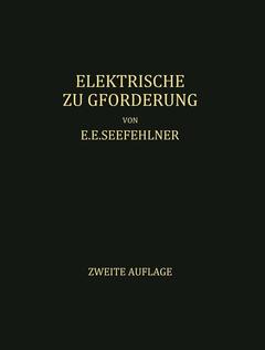 Couverture de l’ouvrage Elektrische Zugförderung
