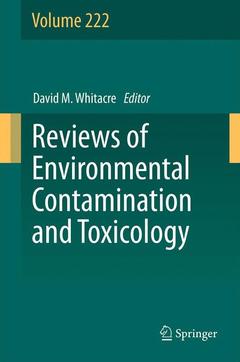 Couverture de l’ouvrage Reviews of Environmental Contamination and Toxicology