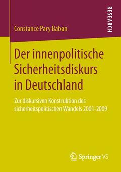 Couverture de l’ouvrage Der innenpolitische Sicherheitsdiskurs in Deutschland