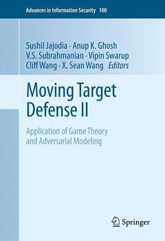 Couverture de l’ouvrage Moving Target Defense II