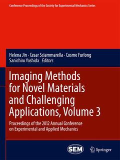 Couverture de l’ouvrage Imaging Methods for Novel Materials and Challenging Applications, Volume 3