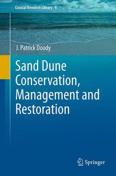 Couverture de l’ouvrage Sand Dune Conservation, Management and Restoration