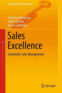 Couverture de l’ouvrage Sales Excellence