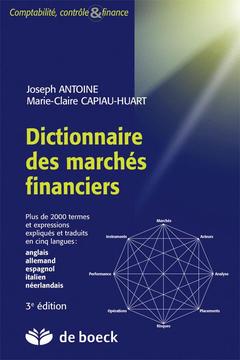 Cover of the book Dictionnaire des marchés financiers