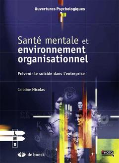 Cover of the book Suicide et environnement organisationnel