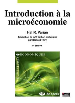 Couverture de l’ouvrage Introduction à la microéconomie