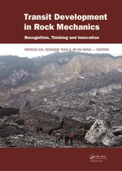 Couverture de l’ouvrage Transit Development in Rock Mechanics