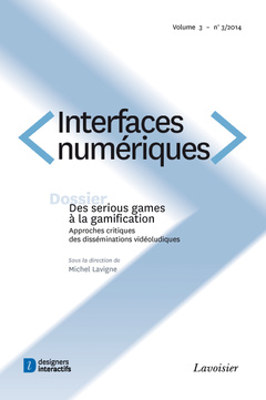 Couverture de l’ouvrage Interfaces numériques. Volume 3 N° 3/Septembre-Décembre 2014