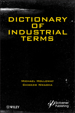 Couverture de l’ouvrage Dictionary of Industrial Terms