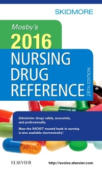 Couverture de l’ouvrage Mosby's 2016 Nursing Drug Reference