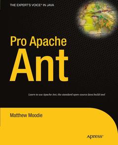 Couverture de l’ouvrage Pro Apache Ant