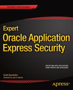Couverture de l’ouvrage Expert Oracle Application Express Security