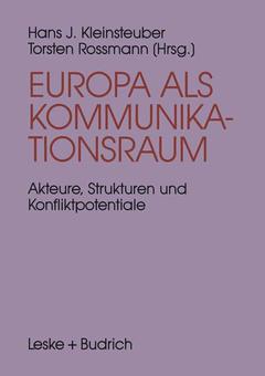 Couverture de l’ouvrage Europa als Kommunikationsraum