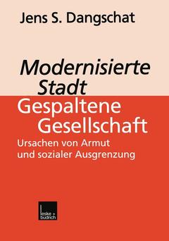 Couverture de l’ouvrage Modernisierte Stadt — gespaltene Gesellschaft