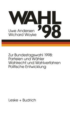 Cover of the book Wahl '98