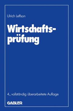 Couverture de l’ouvrage Wirtschaftsprüfung
