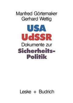 Couverture de l’ouvrage USA — UdSSR