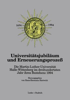 Couverture de l’ouvrage Universitätsjubiläum und Erneuerungsprozeß